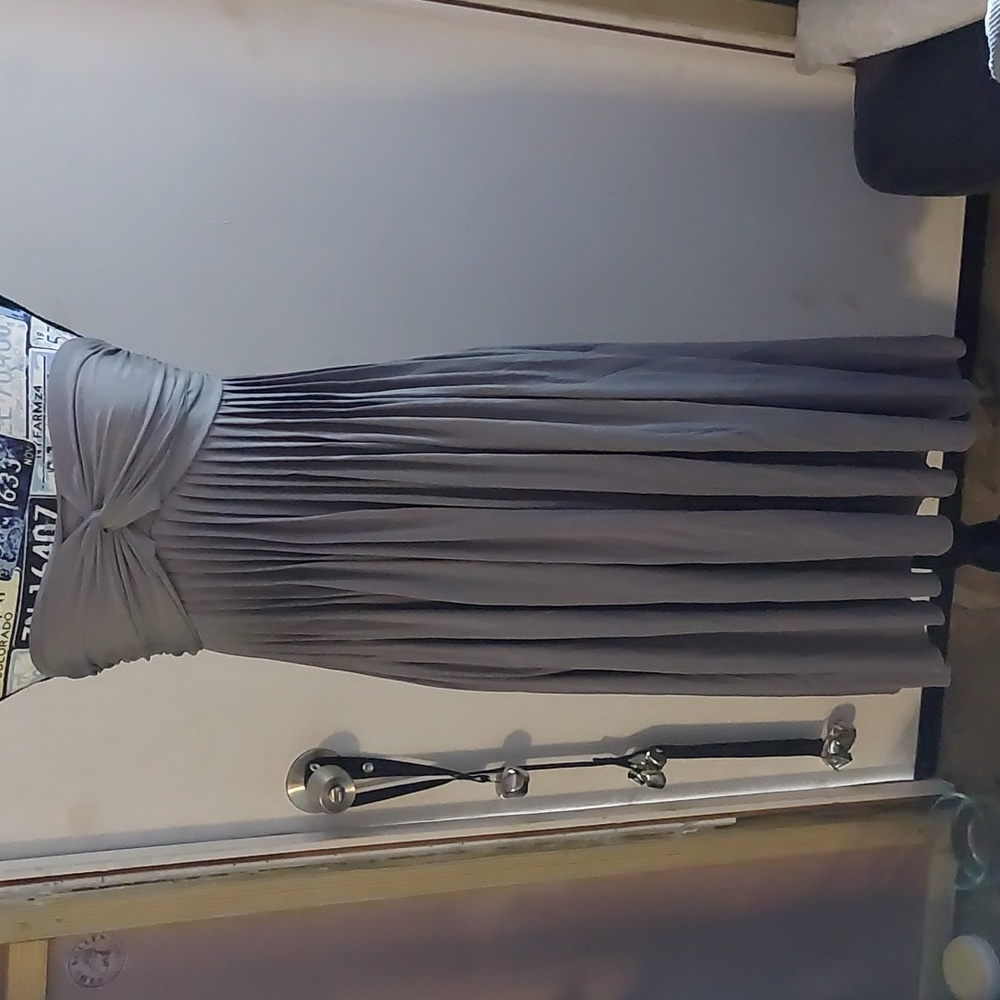 Stapless Grey Dress